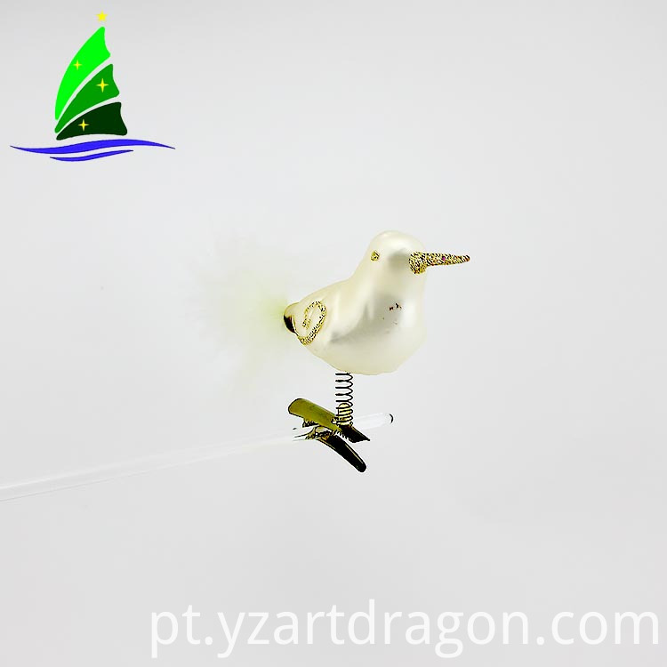 Enfeite de pássaro de natal Christmas bird ornament